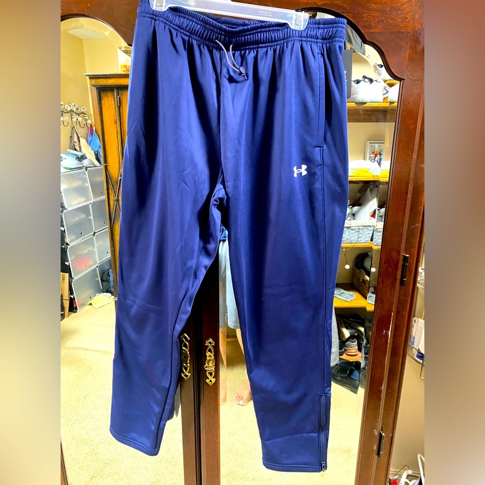 Brand New UA ThermalFit XL Navy Blue Joggers